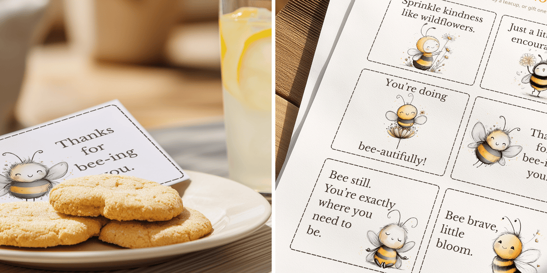 Free Printable: Bee-Loved Notes: A Downloadable Hug from the Garden